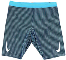 Nike AeroSwift Striped Logo Compression Shorts Blue Training Shorts DA1430-013 Nike AeroSwift Striped Logo Compression Shorts Blue Training Shorts DA1430-013