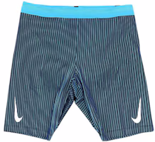 Order Nike AeroSwift 條紋Logo壓縮藍色訓練短褲 DA1430-013