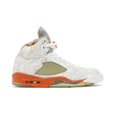 NIKE Air Jordan 5 RETRO LASER 'White'