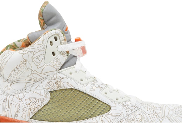 ナイキ エアジョーダン5 レトロ レーザー 'ホワイト' 315749-131 Order ナイキ エアジョーダン5 レトロ レーザー 'ホワイト' 315749-131