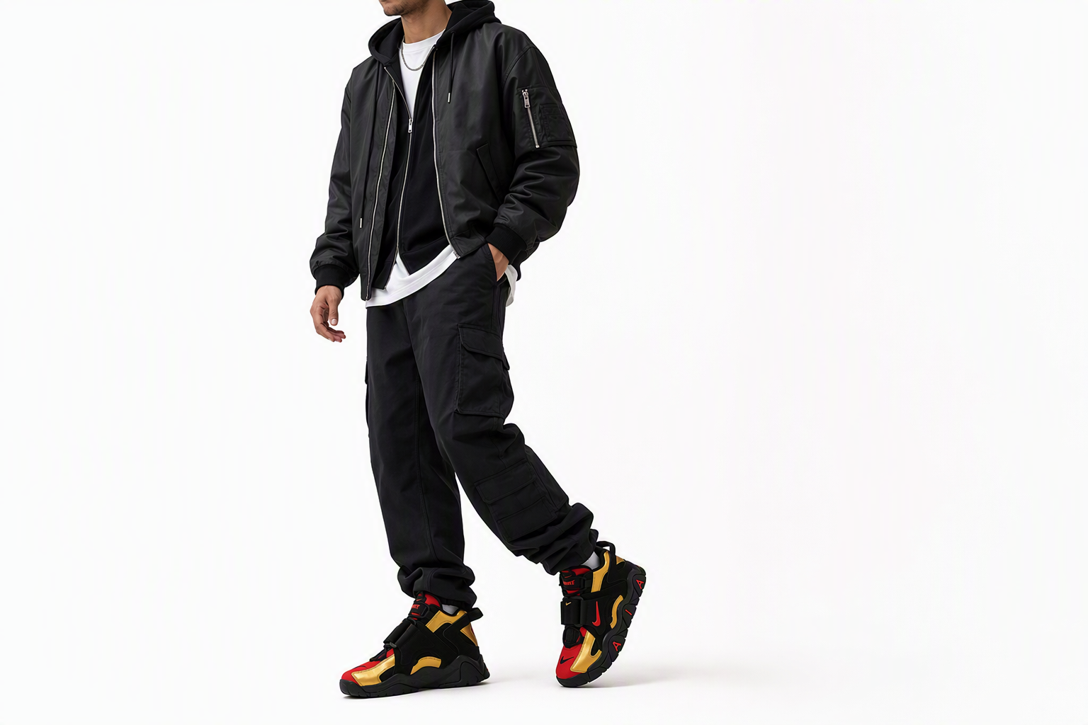 Order Nike Air Barrage Mid ''Or Métallique'' CT1573-700