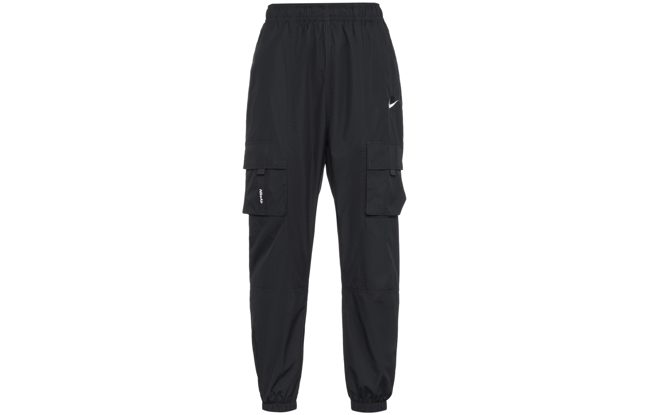 Nike Air Black Casual Long Woven Cargo Knit Track Pants CU4144-010