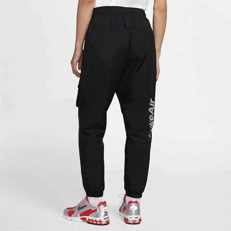 Details for Nike Air 黑色休閒長版編織工裝針織運動長褲 CU4144-010