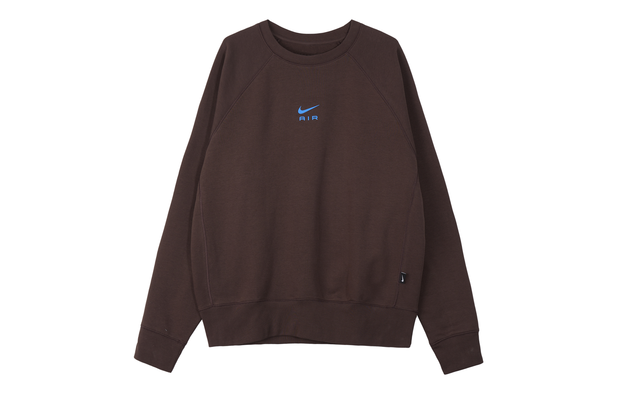Nike Air Brown Pullover Crewneck Sweatshirt Long Sleeve Casual Wear FB7204-237