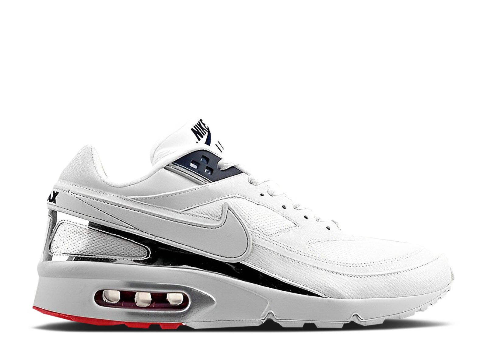 Nike Air Classic BW Textile 'White Metallic Silver' 358797-112