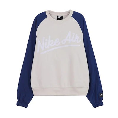 Nike Air Crewneck Retro Sweatshirt Blue White Casual Sportswear BV5188-072