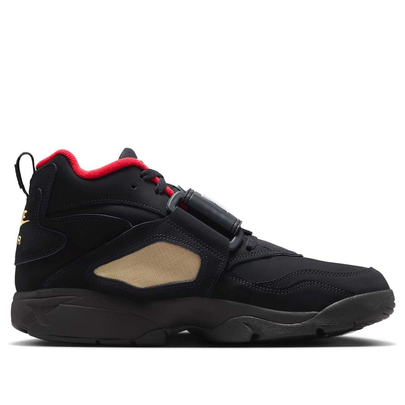 Details for Nike Air Diamond Turf Proto '92 'Negro Rojo Fuego' IM5767-001