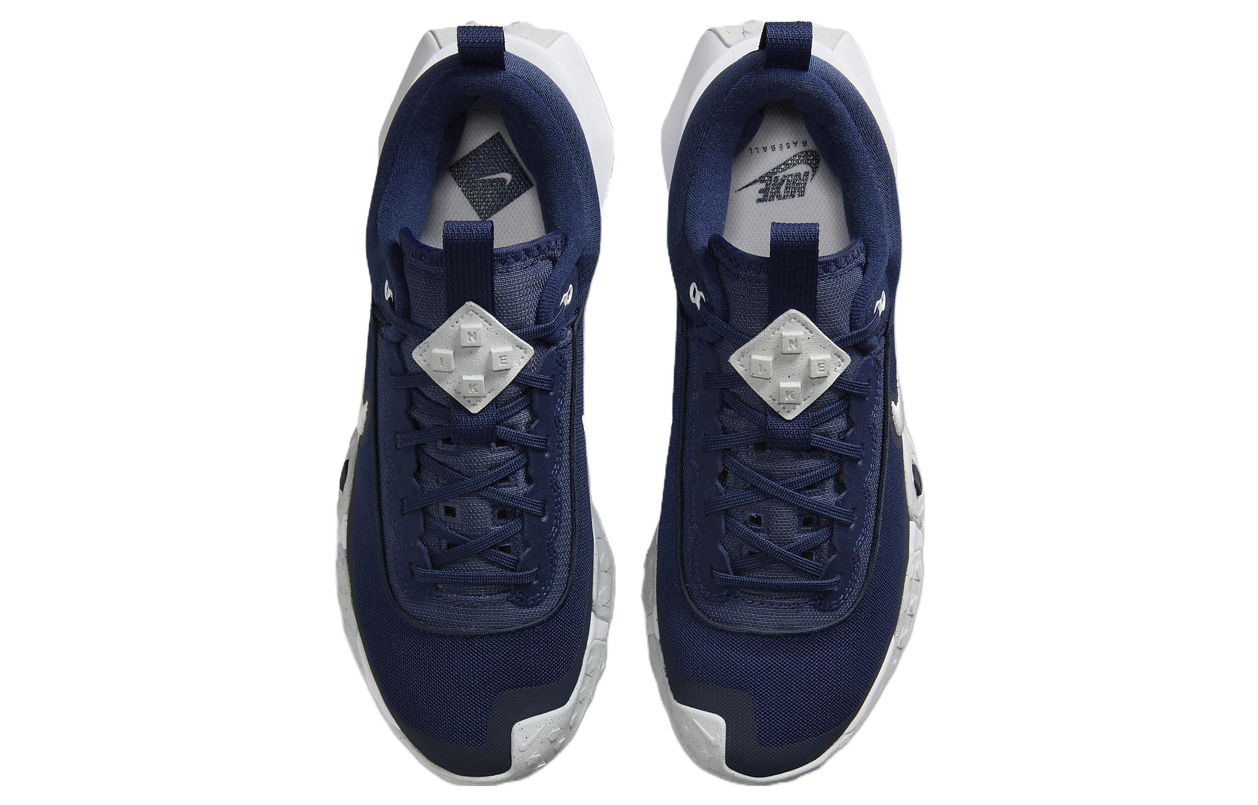 Shop Nike Air Diamond Varsity Turf ''Bleu Minuit Blanc'' DZ0502-400