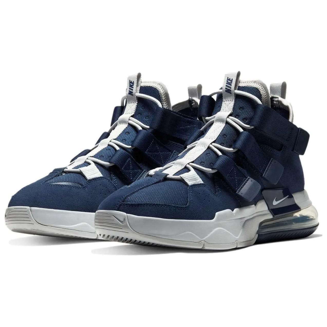 Lookbook Nike Air Edge 270 午夜海军蓝 男款高筒跑鞋 魔术贴