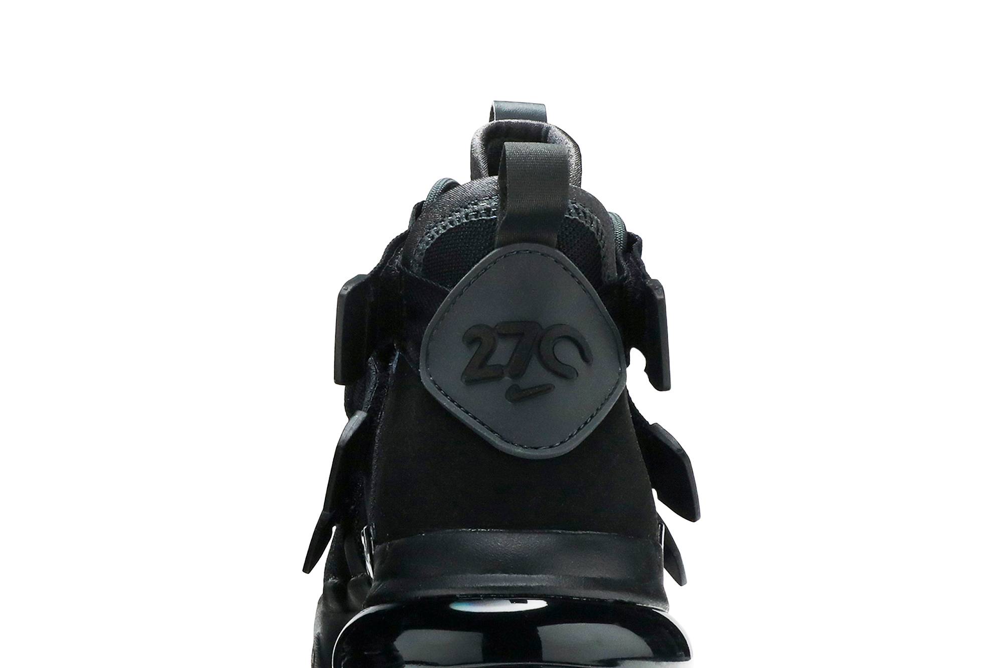 Sizing Nike Air Edge 270 三重黑色 低幫 復古籃球鞋 男款 黑