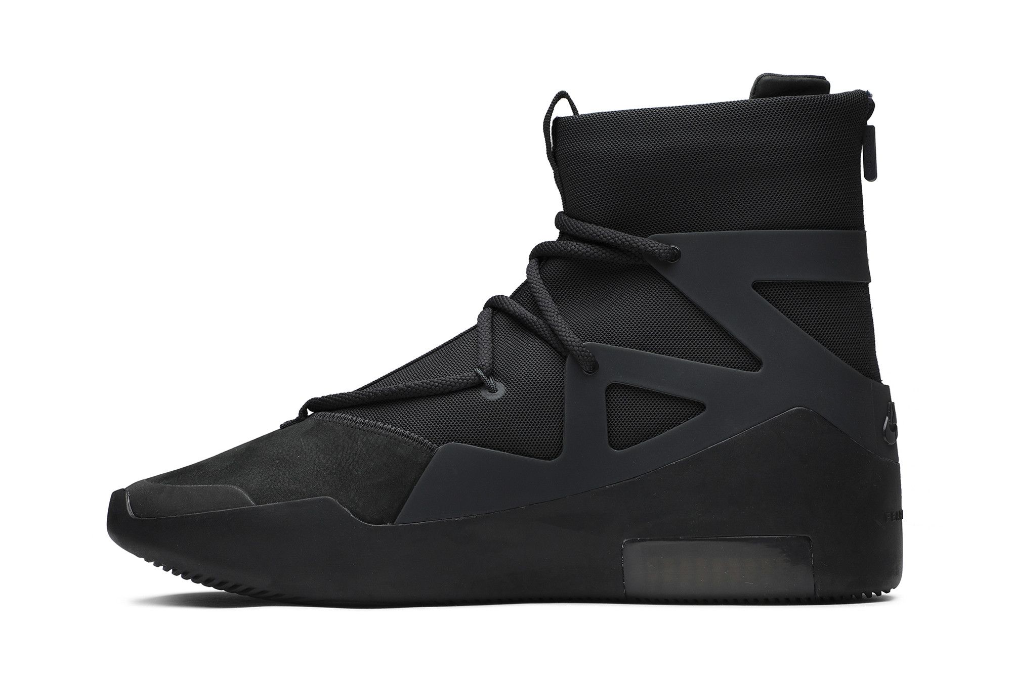 Shop Nike Air Fear of God 1 'Triple Black' AR4237-005