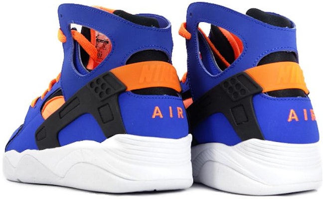 Nike Air Flight Huarache High Top Retro 'Biru Oren Hitam' 705005-400 Shop Nike Air Flight Huarache High Top Retro 'Biru Oren Hitam' 705005-400