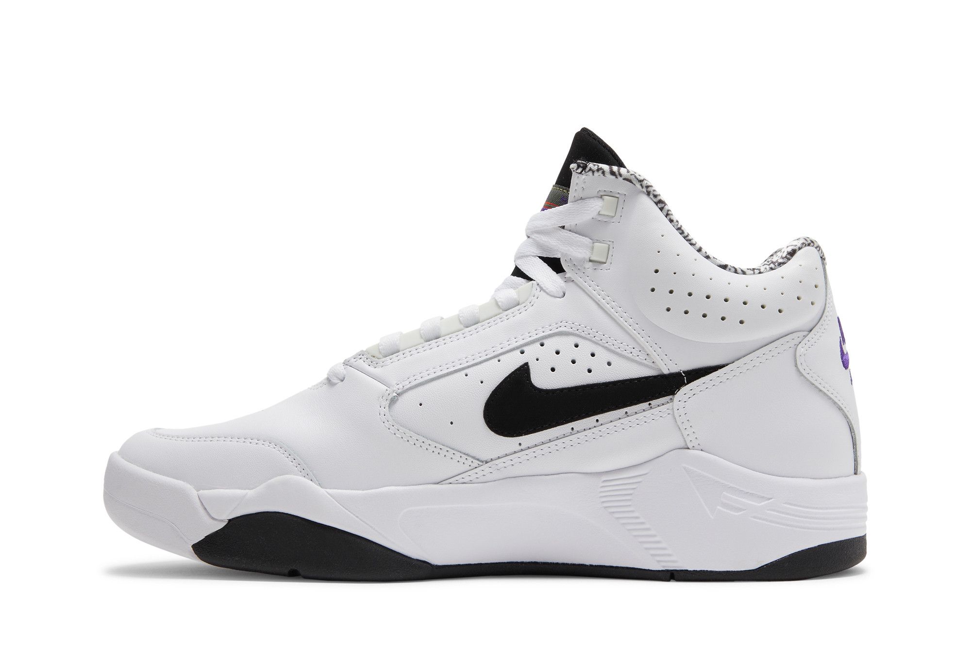 Shop 耐克Air Flight Lite Mid '白黑' 2021 DJ2518-100