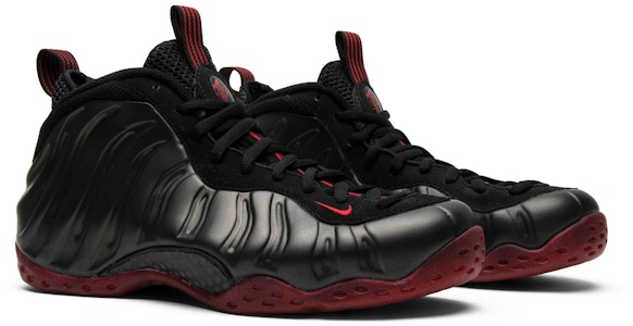 Nike Foamposite One Cough Drop (2010) 低幫 復古籃球鞋 男款 黑紅 Cheap Nike Foamposite One Cough Drop (2010) 低幫 復古籃球鞋 男款 黑紅