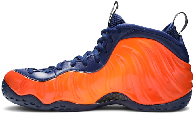 Nike air hot sale foamposite orange