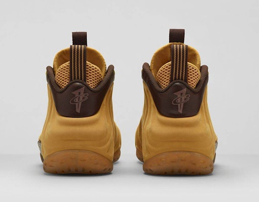 Nike Air Foamposite One Wheat 575420-700 Details for Nike Air Foamposite One Wheat 575420-700