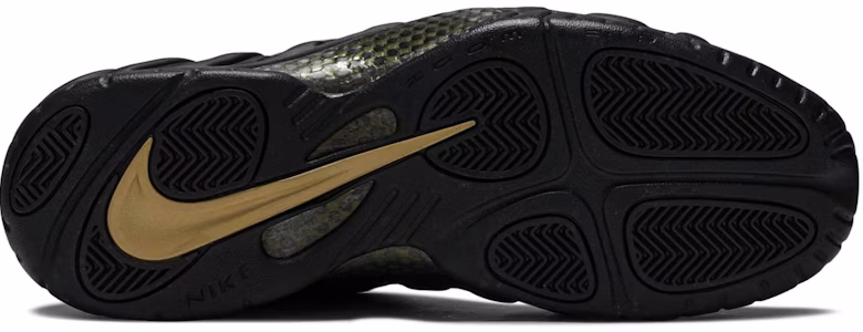 Nike Air Foamposite Pro '黑色金屬金' 624041-009 Shop Nike Air Foamposite Pro '黑色金屬金' 624041-009