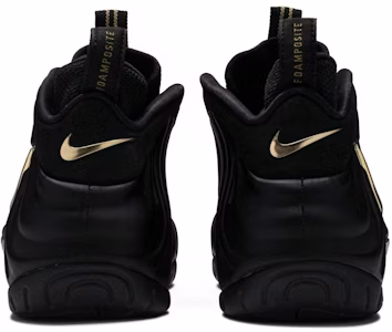 Nike Air Foamposite Pro '黑色金屬金' 624041-009 Details for Nike Air Foamposite Pro '黑色金屬金' 624041-009