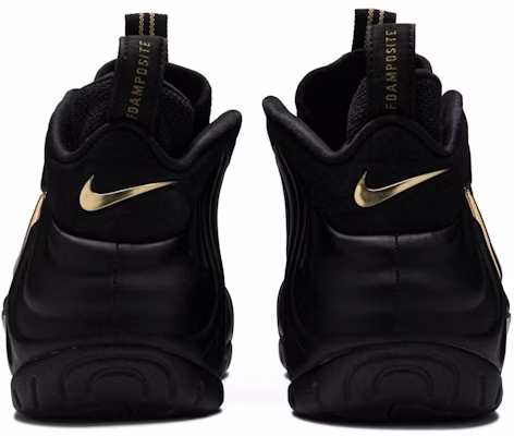 Nike Air Foamposite Pro 'Black Metallic Gold' 624041-009 Details for Nike Air Foamposite Pro 'Black Metallic Gold' 624041-009