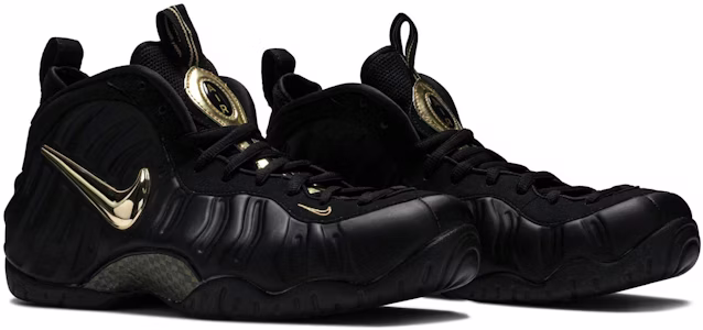 Nike Air Foamposite Pro '黑色金屬金' 624041-009 Cheap Nike Air Foamposite Pro '黑色金屬金' 624041-009
