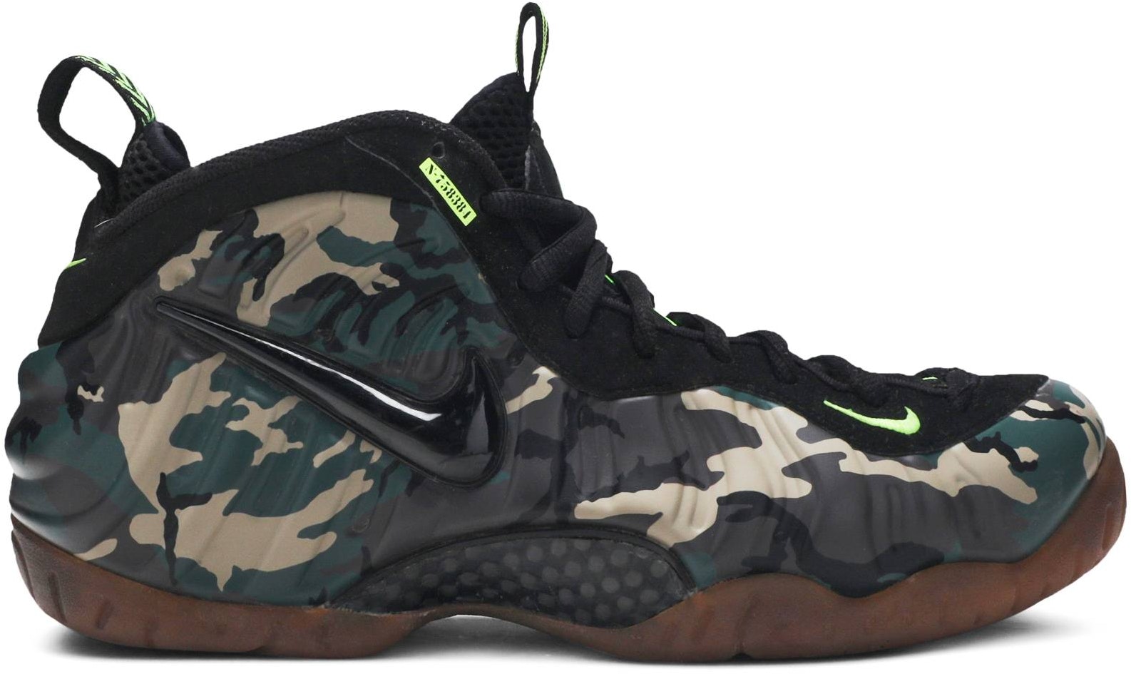 Air foamposite pro 2025 prm le green camo