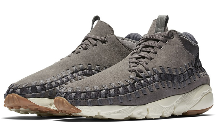 Lookbook Nike Air Footscape Woven Chukka PRM ''Flat Pewter'' Herren-Sneaker 446337-003