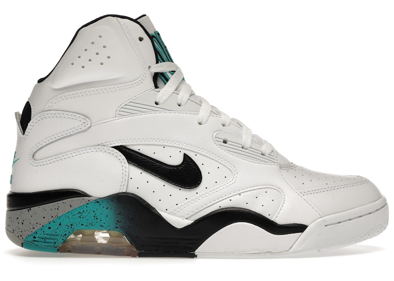 Buy Nike Air Force 180 Mid White Grey Emerald 537330 100 Novelship