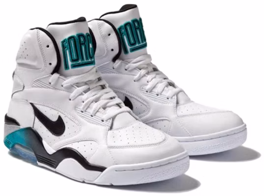 Nike Air Force 180 Mid 'White Grey Emerald' 537330-100 Lookbook Nike Air Force 180 Mid 'White Grey Emerald' 537330-100