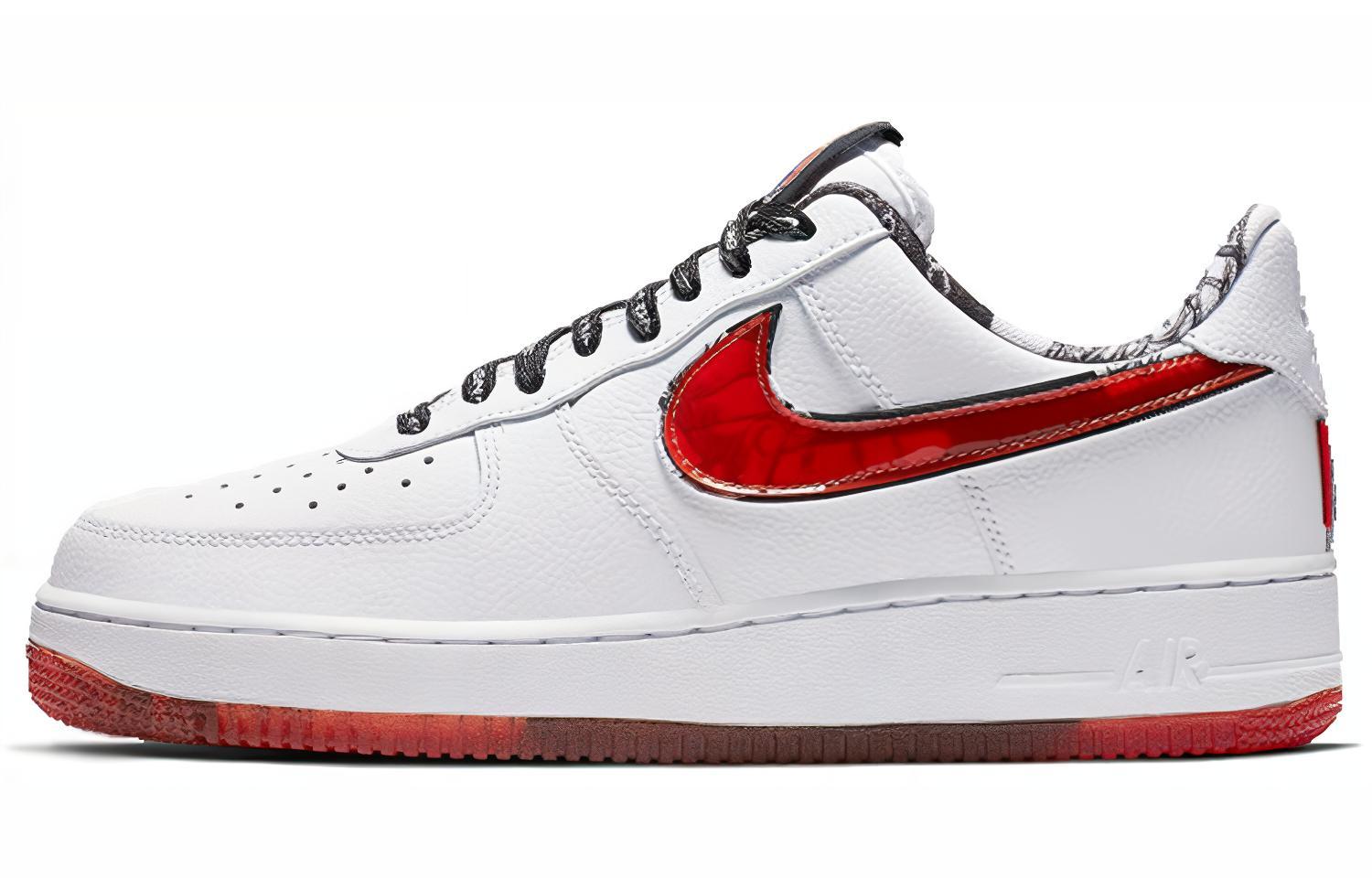 Nike Air Force 1 07 LV8 'White Red'