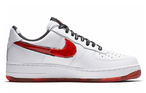 Nike Air Force 1 07 LV8 'White Red' 圖 2