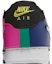Sizing Nike Air Force 1/1 'Hitam Pelbagai Warna' DB2576-001