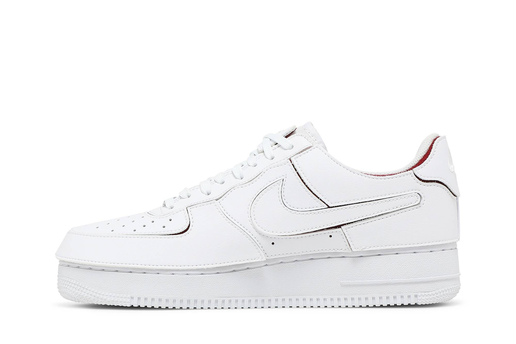 Lookbook Nike Air Force 1/1 'White Varsity Red' DC9895-100