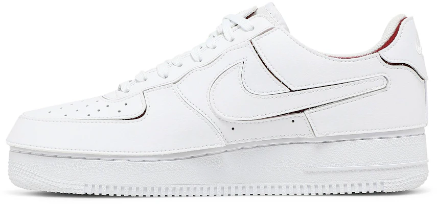 Nike Air Force 1/1 'White Varsity Red' DC9895-100 Lookbook Nike Air Force 1/1 'White Varsity Red' DC9895-100