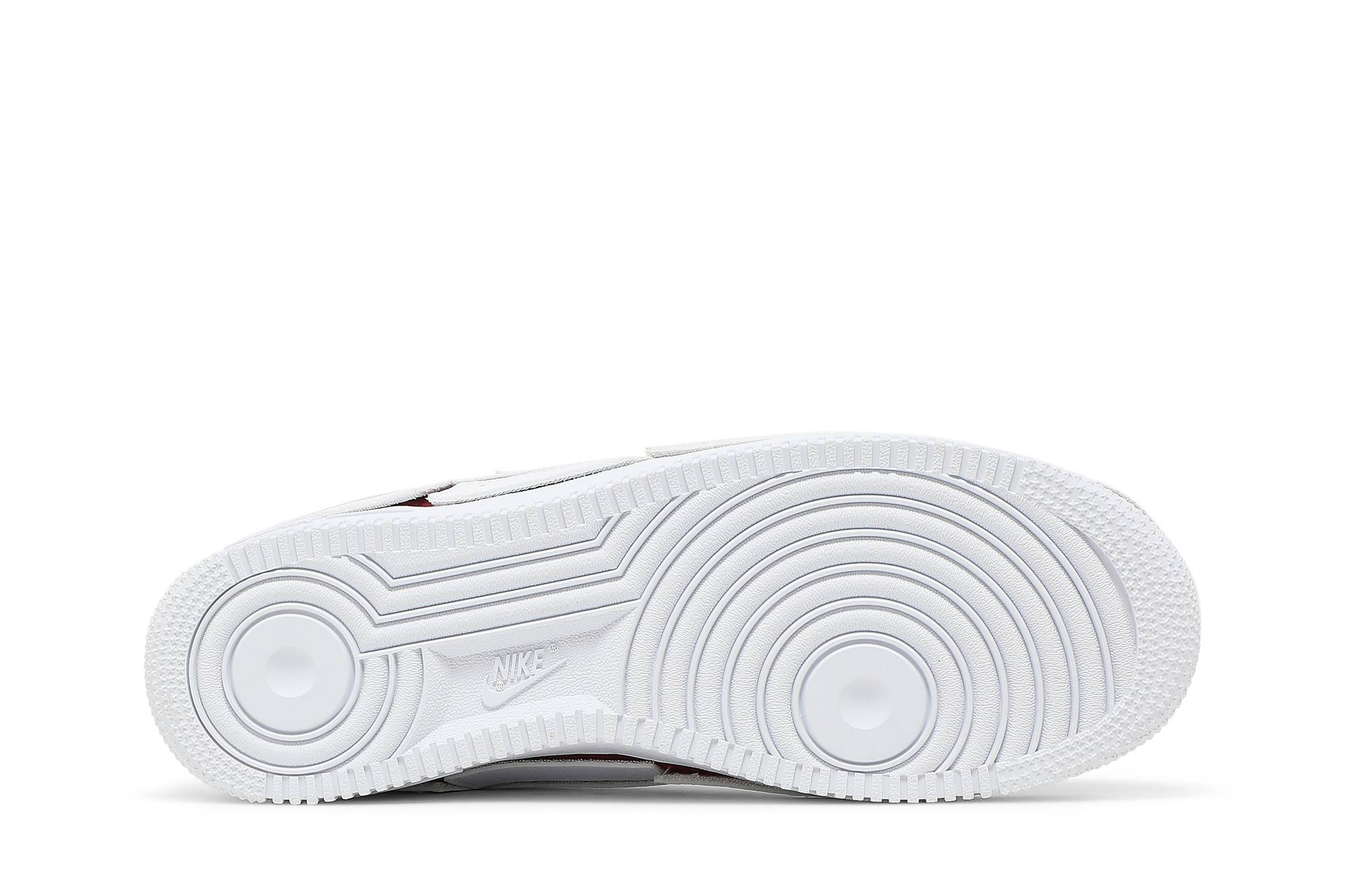 Shop Nike Air Force 1/1 'White Varsity Red' DC9895-100