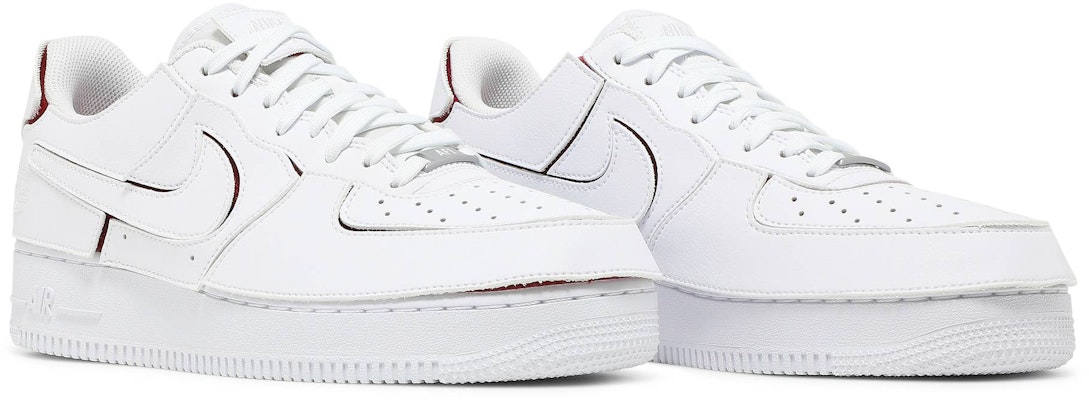 Nike Air Force 1/1 'White Varsity Red' DC9895-100 Cheap Nike Air Force 1/1 'White Varsity Red' DC9895-100