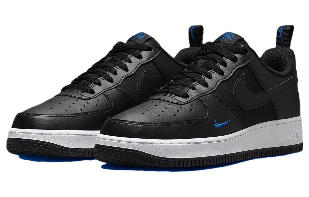 Lookbook Nike Air Force 1 '07 'Hitam Court Biru' FZ4625-001