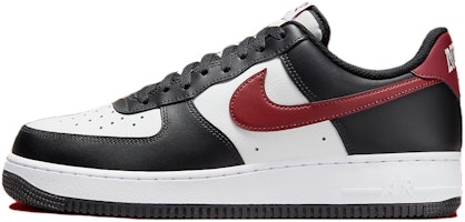 Nike Air Force 1 '07 'Black Dark Team Red' FZ4615-001 Nike Air Force 1 '07 'Black Dark Team Red' FZ4615-001