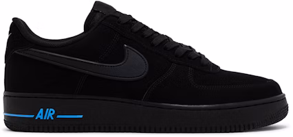 Nike Air Force 1 '07 'Black University Blue' HV6223-001 Nike Air Force 1 '07 'Black University Blue' HV6223-001
