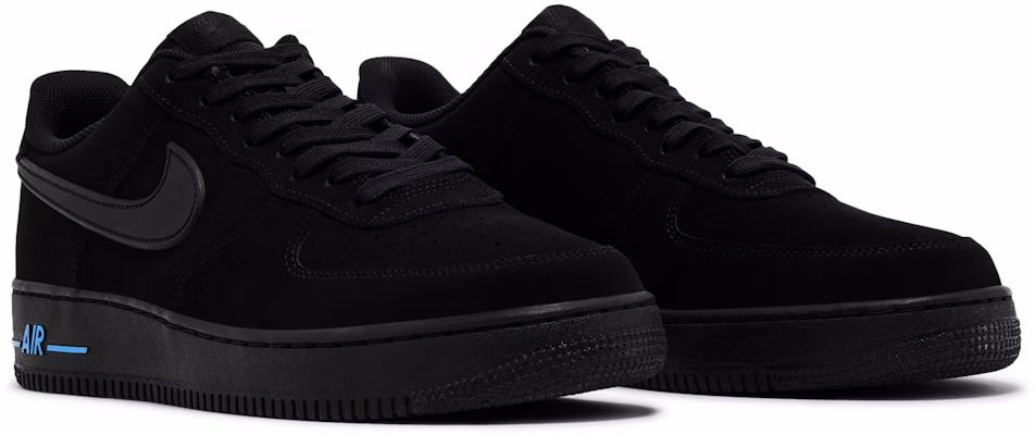 Nike Air Force 1 '07 'Black University Blue' HV6223-001 Cheap Nike Air Force 1 '07 'Black University Blue' HV6223-001