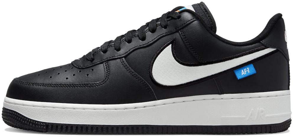nike-air-force-1-07-blue-label-black-white