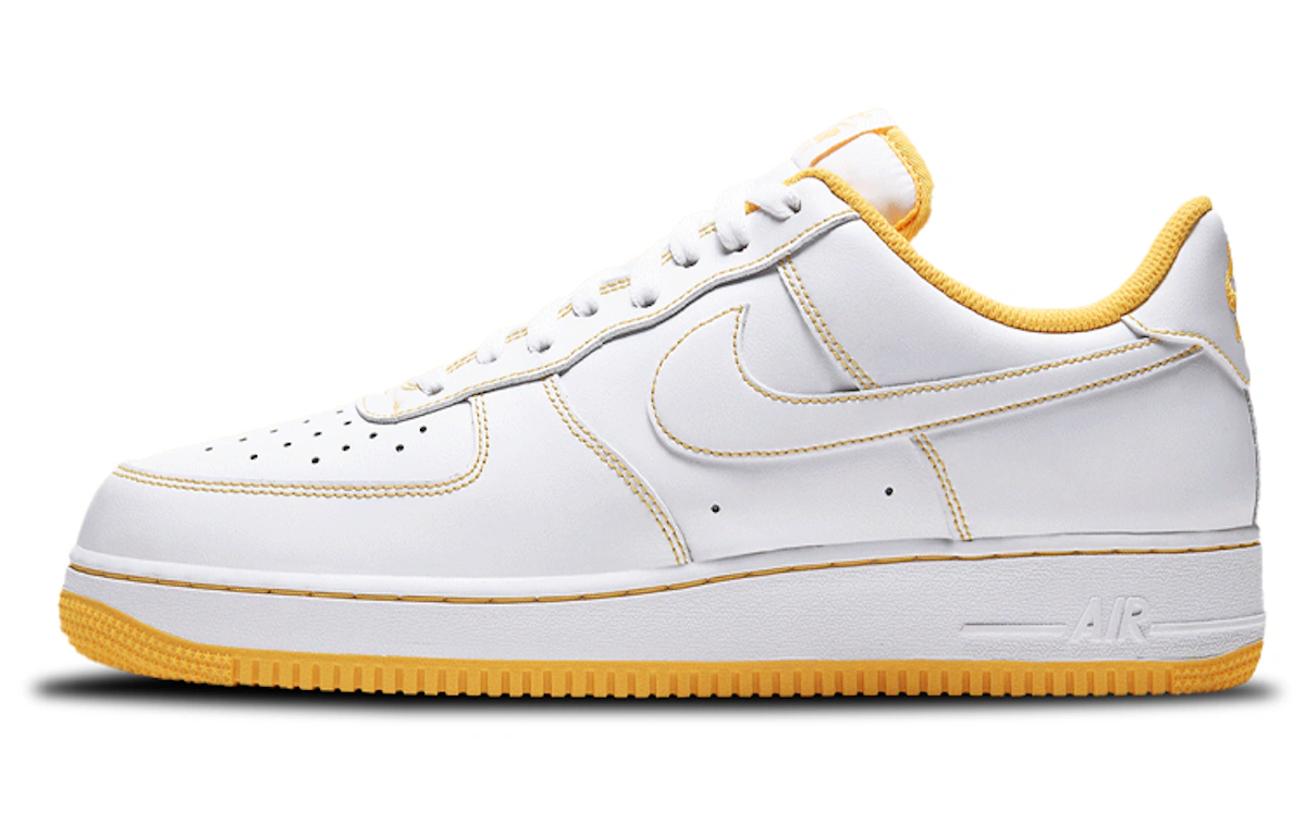 Nike Air Force 1 '07 'Contrast Stitch - White Laser Orange' CV1724-102
