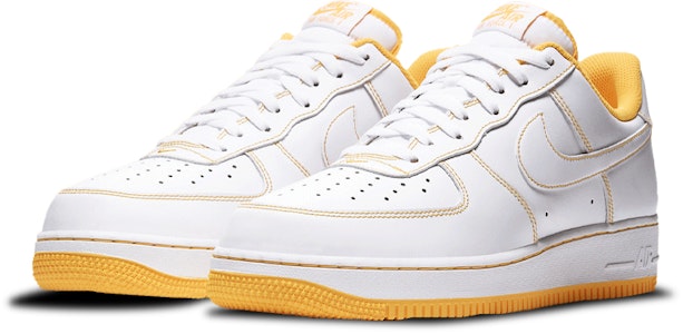 Nike Air Force 1 '07 'Costura Contraste - Blanco Naranja Láser' CV1724-102 Lookbook Nike Air Force 1 '07 'Costura Contraste - Blanco Naranja Láser' CV1724-102