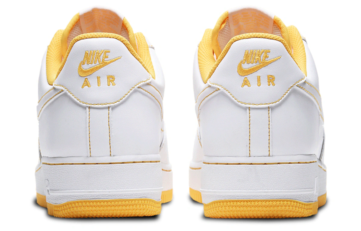 Nike Air Force 1 '07 'Contrast Stitch - White Laser Orange' CV1724-102