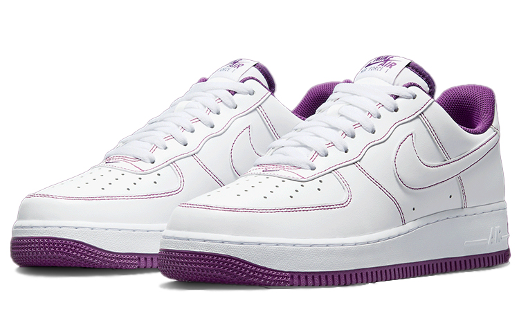 Lookbook 耐吉 Air Force 1 '07 'Contrast Stitch - White Viotech' CV1724-105