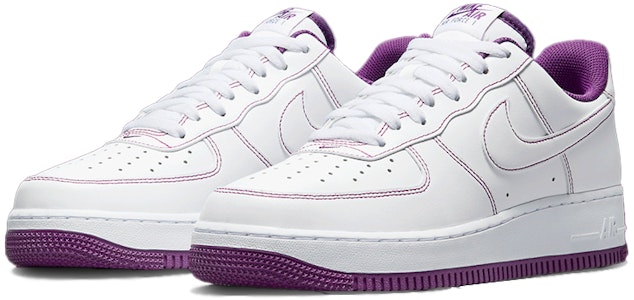 耐吉 Air Force 1 '07 'Contrast Stitch - White Viotech' CV1724-105 Lookbook 耐吉 Air Force 1 '07 'Contrast Stitch - White Viotech' CV1724-105