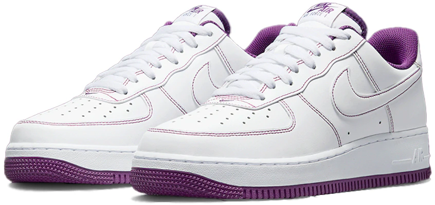耐吉 Air Force 1 '07 'Contrast Stitch - White Viotech' CV1724-105 Lookbook 耐吉 Air Force 1 '07 'Contrast Stitch - White Viotech' CV1724-105
