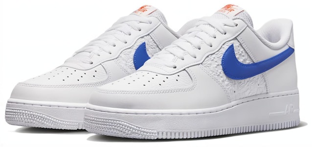 Nike Air Force 1 '07 'Embossed Hoops - Biru Balap' FD0667-100 Lookbook Nike Air Force 1 '07 'Embossed Hoops - Biru Balap' FD0667-100