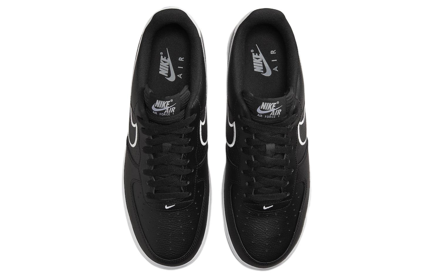 Shop Nike Air Force 1 '07 'Swoosh Bordado - Negro' FJ4211-001