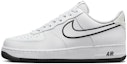 Buy Nike Air Force 1 '07 'Swoosh Bordado - Blanco Negro' FJ4211-100