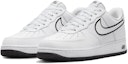 Lookbook Nike Air Force 1 '07 'Swoosh Bordado - Blanco Negro' FJ4211-100